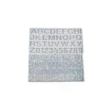 stonechem Epoksi Silikon Kalıp Büyük Harfler ve Rakamlar Kalıbı- 36 LI 8 MM Yükseklik 4 CM