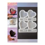 stonechem Epoksi Silikon Kalpli Magnet ve Masa Süsü Kalıbı Dekoratif Hobi Kalıbı 6,5x5 cm
