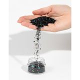 Stonechem Holografik Siyah Glitter – 5 GR Galaksi Efektli Pullu Sim (Epoksi, UV Reçine ve Hobi Sanatı İçin Gökkuşağı Yansımalı Lüks Süsleme)