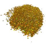 Stonechem Hologram Gold Glitter – 5 GR Gökkuşağı Efektli Altın Pullu Sim (Epoksi, UV Reçine ve Takı Tasarımı İçin Ultra Parlak Lüks Süsleme)