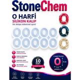 Stonechem O Harfi Silikon Kalıp 10’lu – Epoksi Reçine Harf Kalıbı, Anahtarlık ve Takı Yapımı