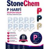 Stonechem P Harfi Silikon Kalıp 10’lu – Epoksi Reçine Harf Kalıbı, Anahtarlık ve Takı Yapımı
