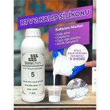 Stonechem RTV-2 Kalıp Silikonu 1 kg – 5 Shore Ultra Yumuşak ve Esnek – Beyaz – Katalizör Dahil – 1. Sınıf Yerli Üretim - renk