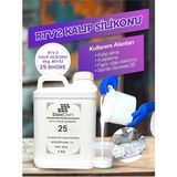 Stonechem RTV-2 Kalıp Silikonu 5 kg – 25 Shore Beyaz – Katalizör Dahil – 1. Sınıf Yerli Üretim - renk