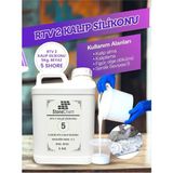 Stonechem RTV-2 Kalıp Silikonu 5 kg – 5 Shore Ultra Yumuşak ve Esnek – Beyaz – Katalizör Dahil – 1. Sınıf Yerli Üretim