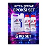 stonechem Ultra Şeffaf Epoksi Reçine 6 Kg – Ahşap, Tepsi ve Magnet Yapımı İçin (HEDİYELİ)