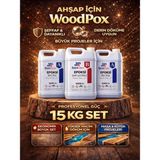 Stonechem Woodpox 15 kg Ahşap Epoksi Reçine Seti - Tek Seferde 3 cm Yüksek Döküm - Ultra Şeffaf Nehir Masa Reçinesi