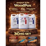 Stonechem Woodpox 30 kg Ahşap Epoksi Reçine Seti - Tek Seferde 3 cm Yüksek Döküm - Ultra Şeffaf Profesyonel Nehir Masa Reçinesi
