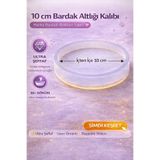 stonechem Yuvarlak Bardak Altlığı Epoksi Silikon Kalıp