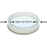 Stonechem Yuvarlak Bardak Altlığı Silikon Kalıbı – Epoksi Reçine İçin Pürüzsüz Coaster Kalıbı (10 cm Çap, Parlak Yüzeyli, Esnek ve Dayanıklı Tasarım Kalıbı)