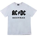 stonedfame Ac-Dc Baskılı T-Shirt - XXXXL - Beyaz
