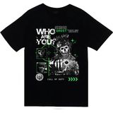 stonedfame Call Of Duty - Ghost - Simon Riley - Oyun Baskılı Unisex %100 Pamuk Siyah T-Shirt - 5XL