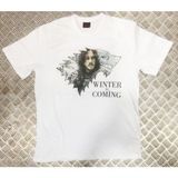 stonedfame Game Of Thrones Baskılı T-Shirt - XL - Beyaz