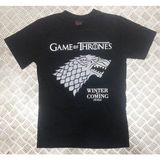 stonedfame Game Of Thrones Baskılı T-Shirt - XXL - Siyah