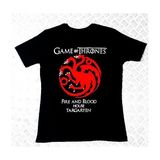 stonedfame Game Of Thrones Baskılı T-Shirt - XXXL - Siyah