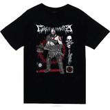 stonedfame God Of War - Kratos - Oyun Baskılı Unisex %100 Pamuk Siyah T-Shirt - 4XL