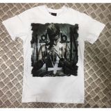 stonedfame Justın Bıeber Baskılı T-Shirt - Beyaz