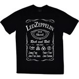 stonedfame LED Zeppelin Baskılı T-Shirt - XXL - Siyah