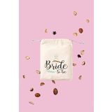 stonehill 10 Adet Bekarlığa Veda Partisi Temalı Hediyelik Ham Bez Kese (Bride to be) 15x20 cm.