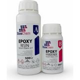 Stonemix Süper Şeffaf Epoksi Reçine 750 gr - Çok Renkli