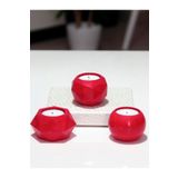 stonnish Tealight Beton Mumluk Set 3 Lü Kırmızı TYC00602022411