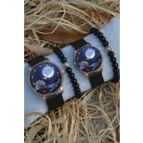 STONY Çift Saatleri Sevgili Saatleri Ay Işığı Çift Kol Saatleri