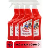 STOP Forte 4'lü Yağ Kir Ve Kireç Çözücü
