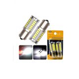 Stop Sinyal Geri Vites Ampulu Mercekli 33 Led P21w 1156 Ba15s 6500K Beyaz Guclu Isik