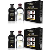 STOP WHITE Saç Sakal Siyahlaştırıcı Şampuan Seti 400 Ml X 2 SET