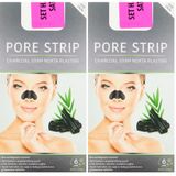 StopEver Charcoal Pore Strip Kömürlü Siyah Nokta Plasteri (6 x 6 Adet) (2 paketi)