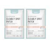 StopEver Clearly Spot Patch, Sivilce Karşıtı Şeffaf Plaster 2' | Ultra İnce, Hidrokolloid + Niacinamide + Salicylic Asit İçerikli Akne Karşıtı Yüz Bandı | 48 adet (2 x )