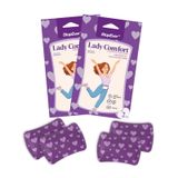 StopEver Lady Comfort Regl Krampları için Isıtıcı Ped | 8 Saate Kadar Etkili Doğal Isı | Ultra İnce | 2’li Paket (2 x 2) | 4 Adet