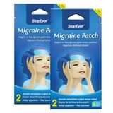 StopEver Migren Patch – Soğutucu Hidrojel Plaster, 2'li Paket | Migren & Baş Ağrısı İçin 6 Saat Etkili | İlaç İçermez | (2x2)