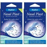 Stopever Nasal Plast Büyük Boy, Nefes Açıcı Bant (10 Adet) 2li paket