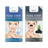 Stopever Pore Strip Siyah Nokta Bandı – 2'li Paket (Charcoal + Tea Tree) | Siyah Nokta Karşıtı | Gözenek Temizleyici | Aktif Karbon & Çay Ağacı Özlü | 12 Adet - 41 Delft Blue