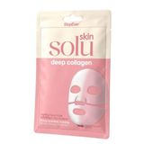 StopEver Skin Solu Deep Kolajen Eriyen Yüz Maskesi - Nemlendirici Cilt Bakım Maskesi - Kolajen, Hyalüronik Asit ve Bitki Özleri İçerir - Nem Dengesi ve Pürüzsüz Görünüm için