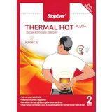 StopEver Thermal Hot Plus+ Isı Terapili Sıcak Kompres Flasteri – Kas ve Eklem Rahatlatıcı (2x2'li Paket) | 12 Saat Süren Ekzotermik Sıcaklık ile Hızlı Etki | Bel ve Sırt Ağrısı İçin Isı Bandı