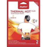 Stopever Thermal Hot Plus + Sıcak Kompres Flastreri 2 Adet Beyaz Renkli Yapışkan Özellikli
