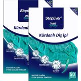 Stopever Well Tooth 100 Ambalaj Kürdanlı Diş İpi İpeksi Kaygan Özelliğiyle Bakteri Plakını Temizler