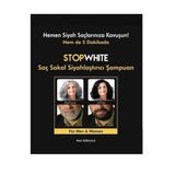 Stopwhite 2x200 ml Saç Sakal Siyahlaştırıcı Şampuan
