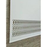 Stor Perde Desenli Lazer Kesim Kalın Kumaşlı BEYAZ ML102 220x200