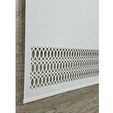 Stor Perde Desenli Lazer Kesim Kalın Kumaşlı BEYAZ ML102 220x260