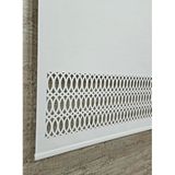 Stor Perde Desenli Lazer Kesim Kalın Kumaşlı BEYAZ ML102 230x260