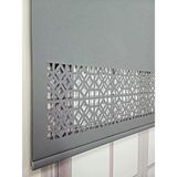 Stor Perde Desenli Lazer Kesim Kalın Kumaşlı ML104 100X200 Antrasit - Çok Renkli - 1 x 100 cm