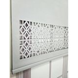 Stor Perde Desenli Lazer Kesim Kalın Kumaşlı ML104 210x260 Gri