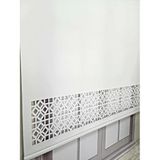 Stor Perde Desenli Lazer Kesim Kalın Kumaşlı ML104 240x200 Beyaz