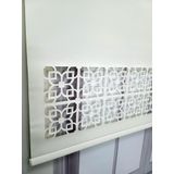 Stor Perde Desenli Lazer Kesim Kalın Kumaşlı ML105 200x200 Ekru