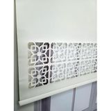 Stor Perde Desenli Lazer Kesim Kalın Kumaşlı ML105 210x260 Ekru