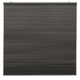 Stor perde, gri, 60x155 cm, ışığı geçirir