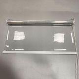 Stor Perde, Su Geçirmez Şeffaf Plastik Stor Perde PVC RollUp Panjur Dış Mekan Pergola için Yağmur Geçirmez Perde Özelleştirilebilir Boyut: 160 cm x 240 cm